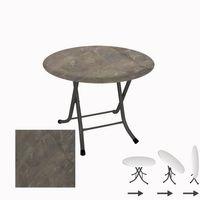 Dockers Klasik Katlanır Masa Yuvarlak (80 cm Çap) - (Werzalit, Wermodin ve Allzalit Tabla) - Halong