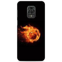 Lopard Xiaomi Redmi Note 9 Pro Uyumlu Kılıf FireX (29) Arka Koruma Kılıfı Ateş Topu