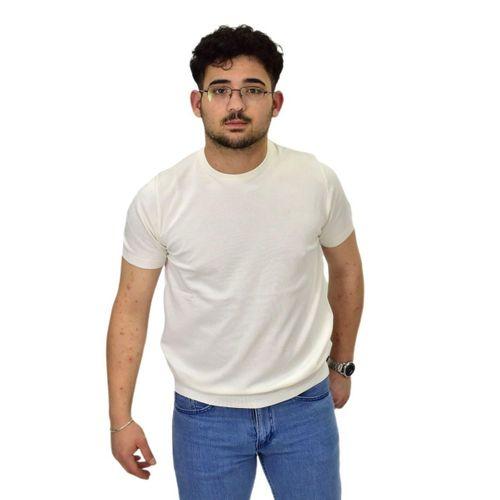 Erkek Triko Sıfır Yaka Tişört  P6035 BGL-ST04505