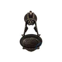 Dekoratif Zamak Sarkaç Küçük Kulp - 30x63mm, Eskitme, 75 Adet