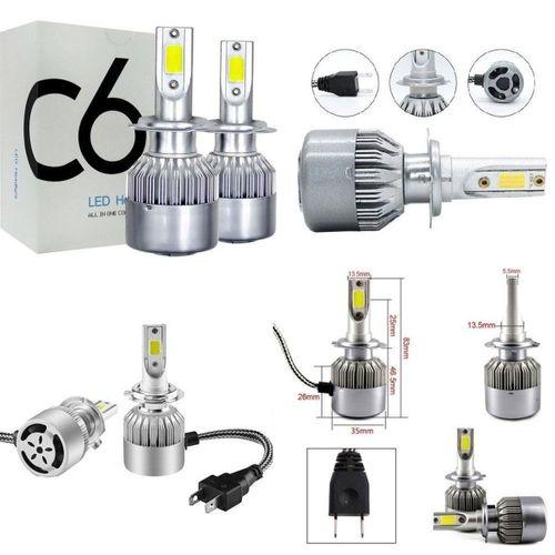 SEVGENT C6 H7 Xenon Led Ampül Beyaz 2 Li 36W 3800Lm Turbo Fan