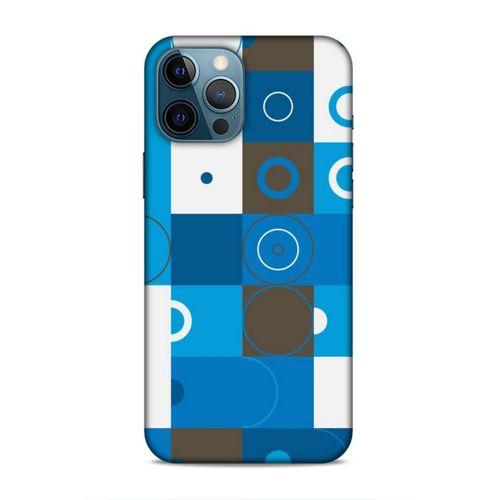 Apple iPhone 12 Pro Max Uyumlu Kılıf Insomnia (27) Tasarımlı Kılıf Mavi Beyaz