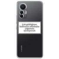 Xiaomi Mi 12 Lite Kılıf HD Yazı Baskılı Silikon Arka Kapak - Yazı 15