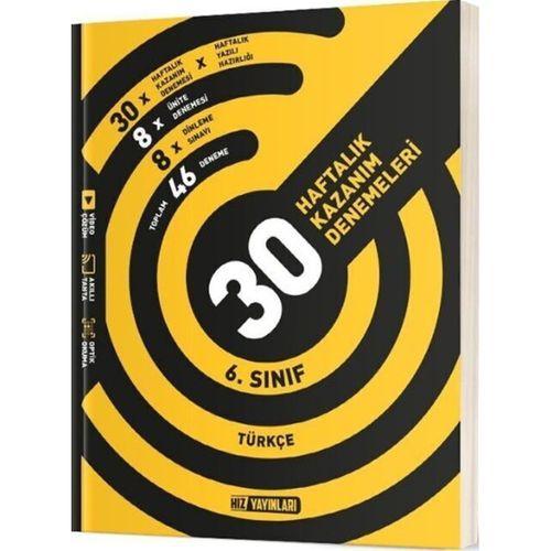 6. Sınıf Türkçe Haftalık Kazanım Demeleri Hız Yayınları