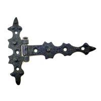 Antika Tarz Dekoratif Pirinç Yıldız Kuyruklu Menteşe - 85x110 Mm, Oksit