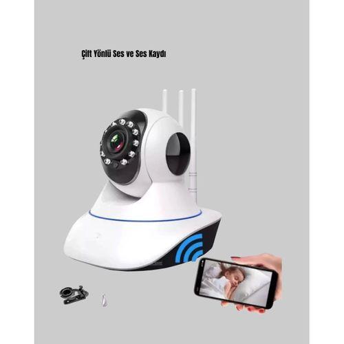 Hd Ip Kamera – Gece Görüşlü, Hareket Sensörlü, Mobil Takip Ve Çift Yönlü Ses