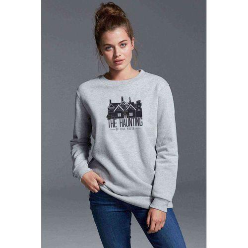 The Haunting of Hill House Mug Baskılı Gri Kadın Sweatshirt