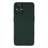 Newface Oppo A96 Kılıf Lansman Glass Kapak - Koyu Yeşil