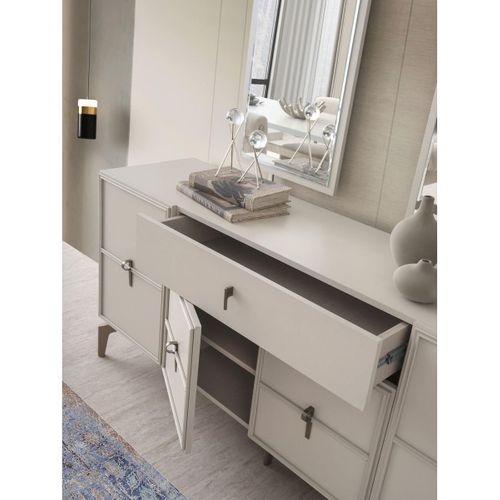 Ay Işığı Çekmeceli Dolaplı Aynasız Büfe Konsol 180x47x82cm