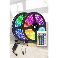 Yeni Nesil Rgb Işıklı 10metre Şerit Led Kumandalı Şarj Edilebilir
