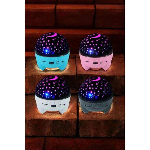 Gece Lambası Renkli Yıldızlı Gökyüzü Projeksiyon Gece Tavan Yansıtma