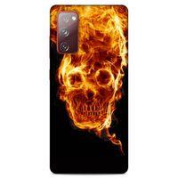 Lopard Samsung Galaxy S20 Fe Uyumlu Kılıf FireX (19) Kılıfları Ateş İskelet