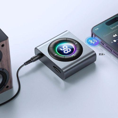 Joyroom JR-CB2 Wireless Transmitter  2'si 1 Arada Kablosuz Verici/Alıcı-Koyu Grı