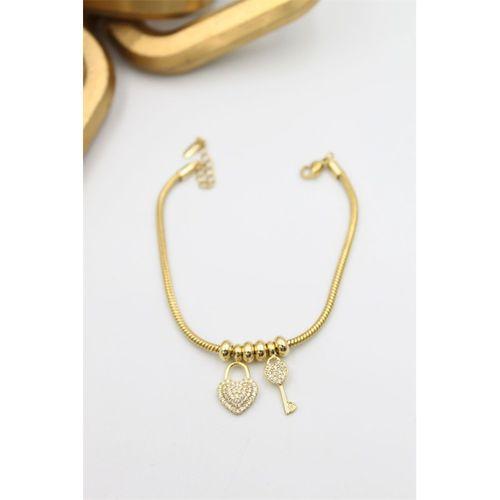 Kalp Xuping Bileklik - Altın