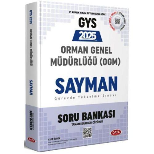 2025 GYS Orman Genel Müdürlüğü Sayman Soru Bankası Data Yayınları