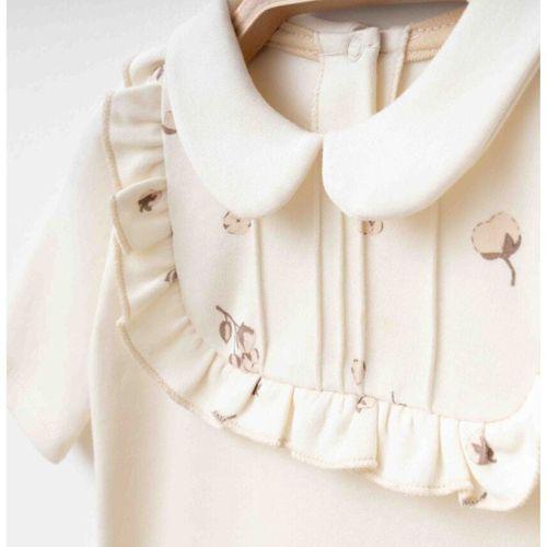 Eslenza Şapkalı Tulum 2240 Krem