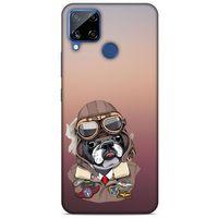 Animax Pilot Bulldog Oppo Realme C15 Kılıf Desenli Silikon