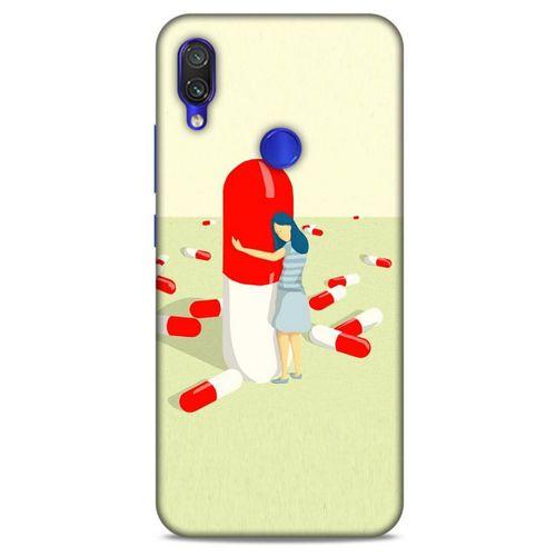 Xiaomi Redmi Note 7 Kılıf Depresyon (19) Kılıfları Kahve Turuncu