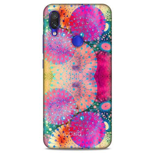 Xiaomi Redmi Note 7 Kılıf Pastel Renkler (47) Crystal Flex Kılıf Fuşya Sarı