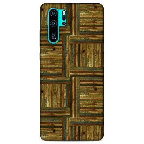 Lopard Huawei P30 Pro Uyumlu Kılıf Wood'X (47) Crystal Flex Kılıf Baskılı