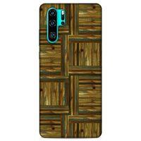 Lopard Huawei P30 Pro Uyumlu Kılıf Wood'X (47) Crystal Flex Kılıf Baskılı