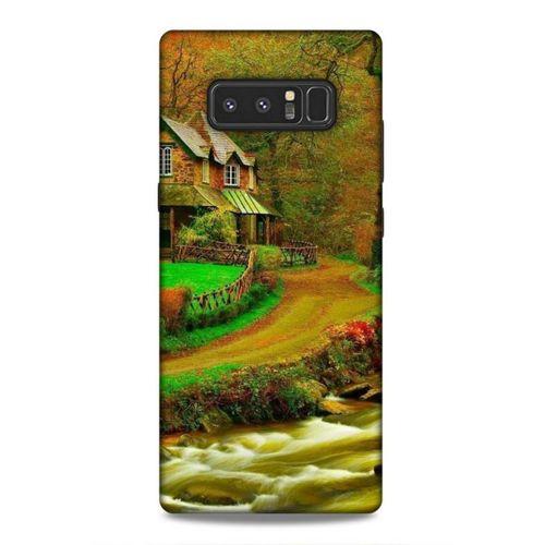 Samsung Galaxy Note 8 Uyumlu Kılıf Azarbaijan (48) Bumper Kılıf Orman Evi