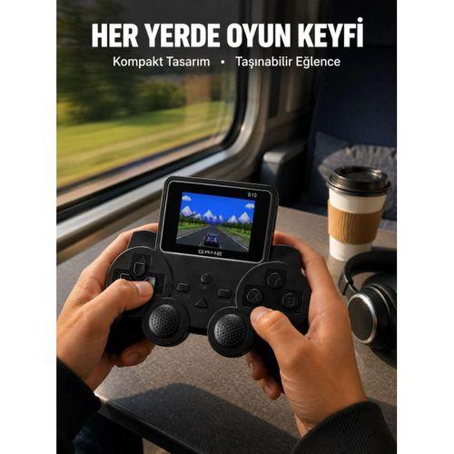 Taşınabilir Dijital Oyun Konsolu 520 Dahili Oyun Tv Bağlantı Destekli