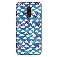 Xiaomi Redmi 8 Kılıf Pastel Renkler (16) Kalın Kılıf Yeşil Mavi