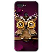 General Mobile GM 9 Pro HD Baskılı Kılıf + 9D Tam Ekran Koruyucu - Owl Bird Branch