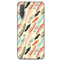 Xiaomi Mi 9 Kılıf Desenli Özel Seri Tüyler (48) Bumper Kılıf