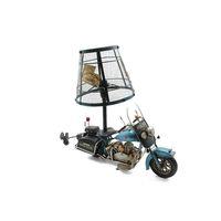Dekoratif Metal Polis Motosikletli Abajur