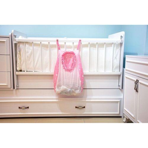 Sevi Bebe Sevi Bebe Kirli Çamaşır Torbası ART-83 Pembe Yıldız