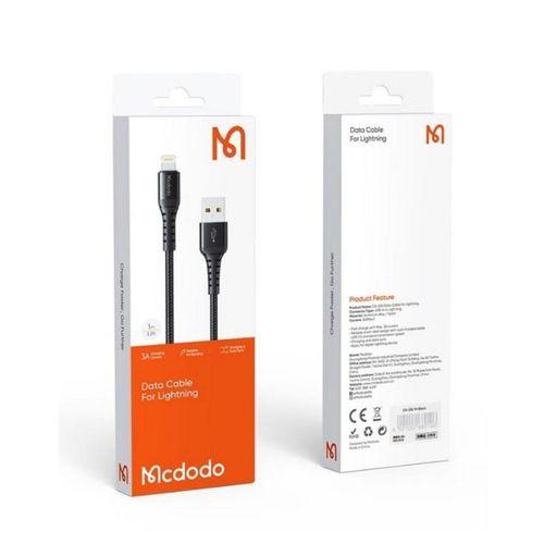 Mcdodo CA-2261 iPhone şarj ve data kablosu 1Metre Siyah