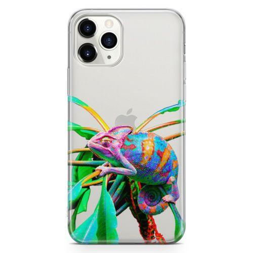 Apple iPhone 11 Pro Max Kılıf İguana Arka Kapak Koruma Desenli Full Koruyucu
