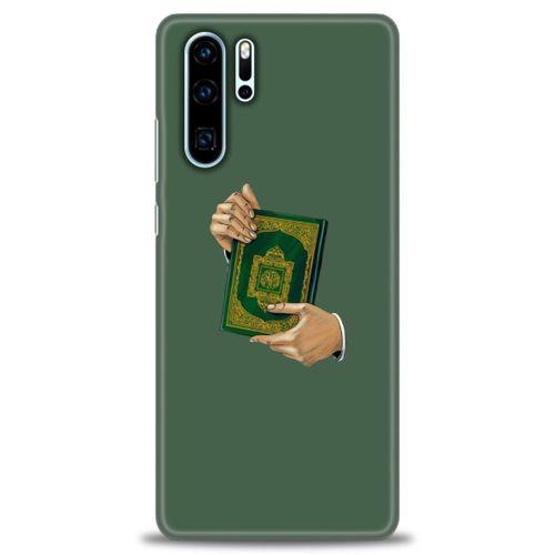 Huawei P30 Pro Kılıf HD Baskılı Kılıf - Warning + Tam Ekran Koruyucu