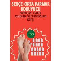 Modacar 9 Çift Silikon Parmak Koruyucu – Serçe ve Orta Parmak Uyumlu | Yumuşak, Esnek, Ayakkabı Sürtünmesine Karşı