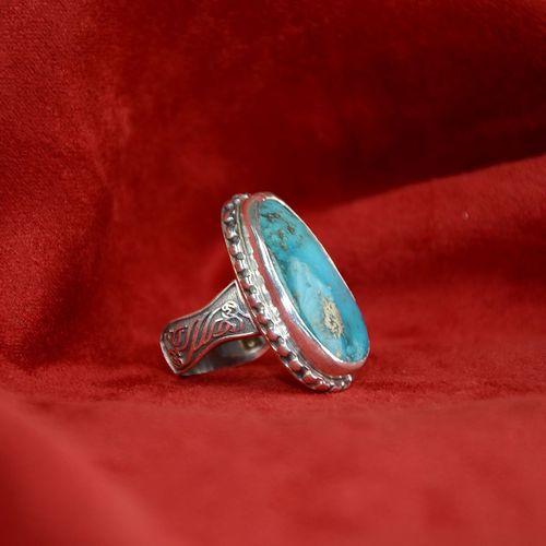 Turkuaz Rüzgarı Gümüş Yüzük