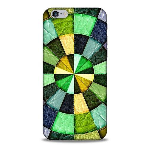 Apple Iphone 6S Kılıf Patchwork (36) Glitter Kılıf Yeşil Tonları
