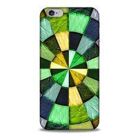Apple Iphone 6S Kılıf Patchwork (36) Glitter Kılıf Yeşil Tonları