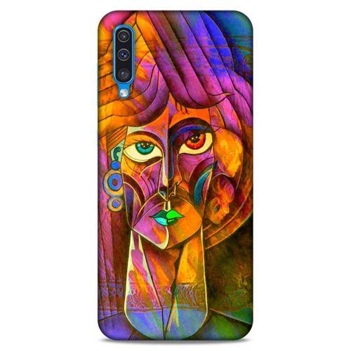 Lopard Samsung Galaxy A30s Uyumlu Kılıf Sürreal Yüzler ♀ (50) Shockproof Kılıf Desenli