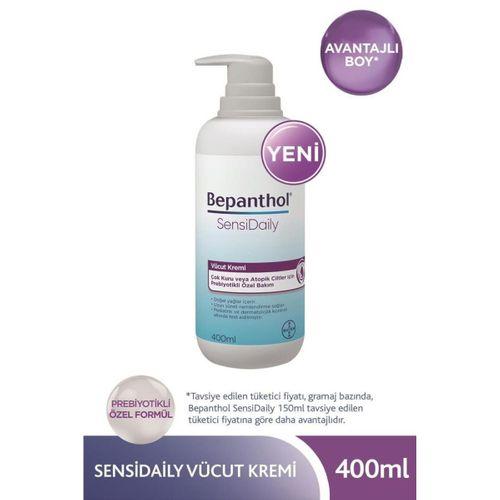 Bepanthol Sensidaily Pompalı Vücut Kremi 400 ml 2'li Avantajlı Paket