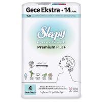 Sleepy Bio Natural Premium Plus Gece Ekstra Ped 14 Adet