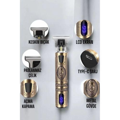 Çizik Tıraş Makinesi Şarjlı Paslanmaz Çelik Bıçaklı Uzun Ömürlü