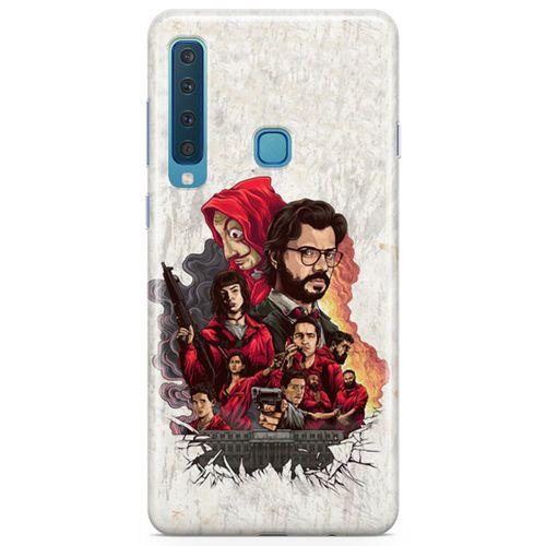 Samsung Galaxy A9 2018 Kılıf La Casa De Papel Arka Kapak Koruma Desenli Full Koruyucu