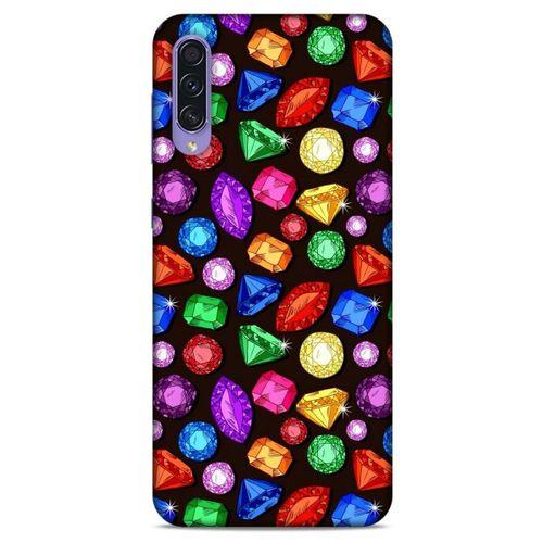 Samsung Galaxy A50s Kılıf Baskılı Özel Seri Taşlı (5) Koruma Kabı