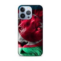 Apple iPhone 13 Pro Uyumlu Kılıf Azarbaijan (23) Ultra Koruma Kılıfı Aslan Bayrak