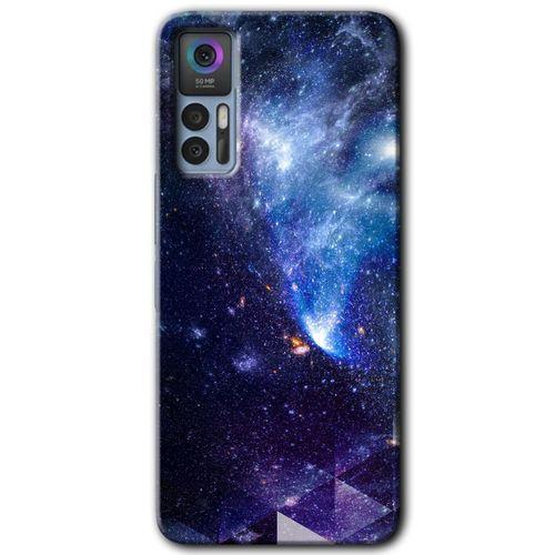 TCL 30 Plus Kılıf HD Desen Baskılı Arka Kapak - Galaksi