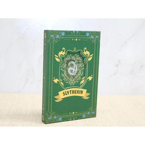 Harry Potter Slytherin Deri Defter