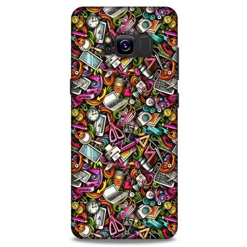 Graffitix (10) Desenli Silikon Kapak Samsung Galaxy S8 Kılıf