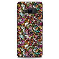 Graffitix (10) Desenli Silikon Kapak Samsung Galaxy S8 Kılıf